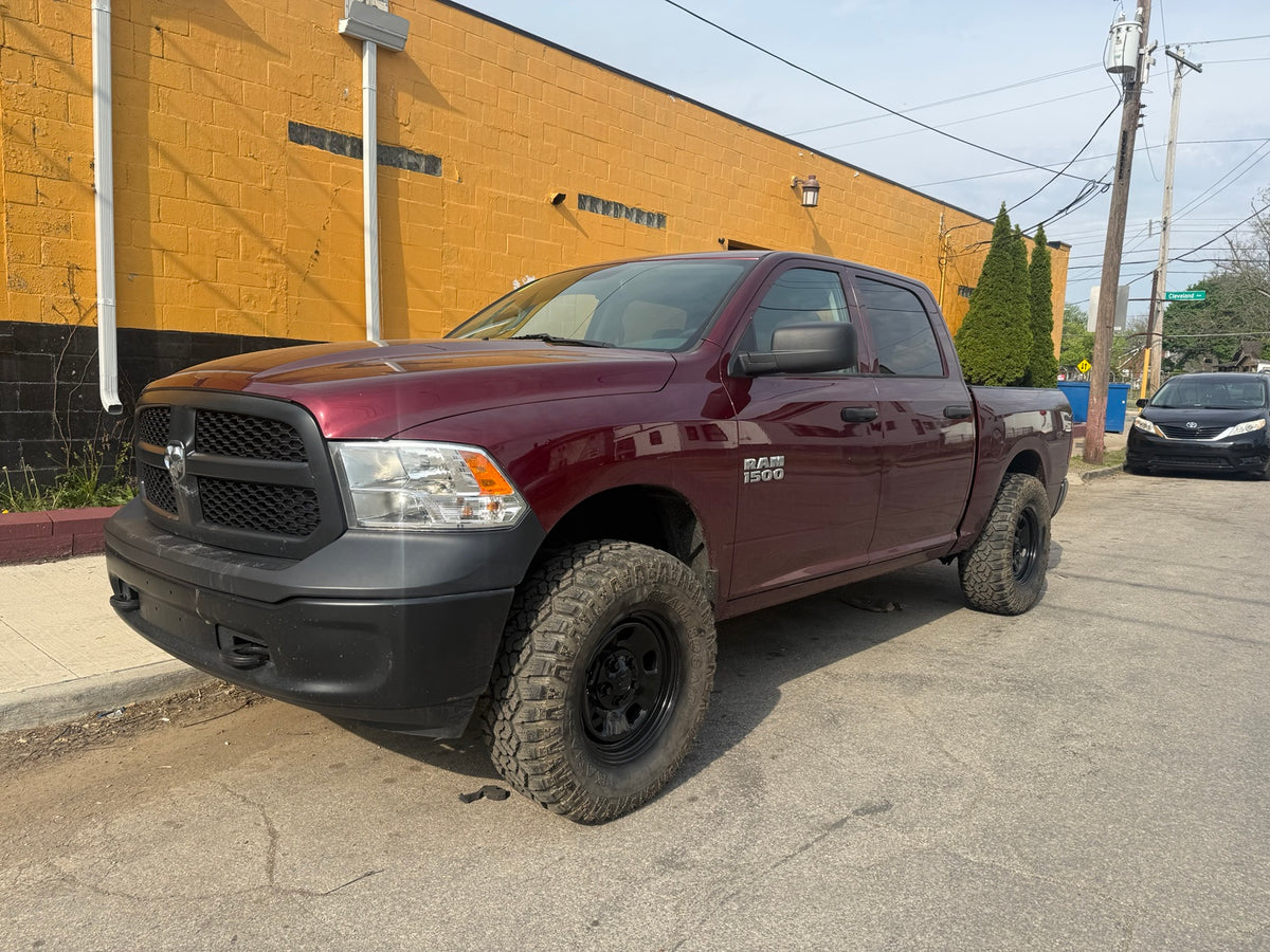 Lifted Ram 1500 with off-road tires upgraded by Falcon Garage in Columbus, Ohio